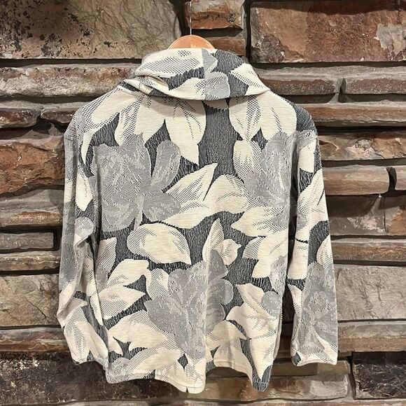 Burton Cowl Neck Stretch Cotton Knit Sweater - Picture 4 of 7